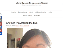 Tablet Screenshot of helenekwong.com